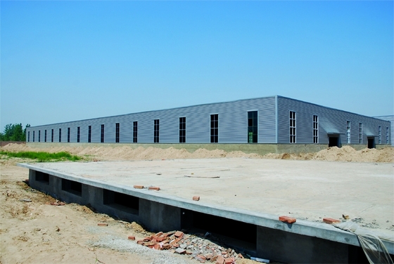 Nhà xưởng kết cấu thép tiêu chuẩn cao Xây dựng kết cấu kim loại chống cháy
