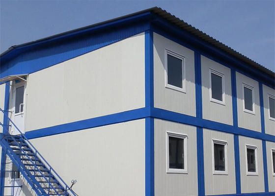 Độ bền cao Nhà khung thép nhẹ đúc sẵn Dễ dàng lắp đặt