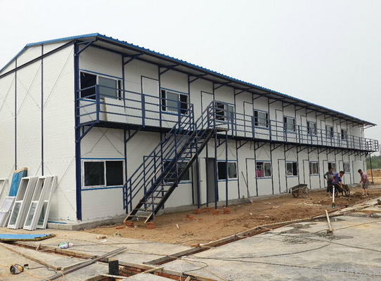 Máy đo ánh sáng cường độ cao Khung thép Prefab Nhà để phòng cháy chữa cháy xưởng