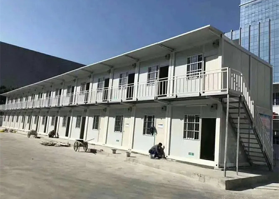 Nhà khung thép nhẹ có thể tái sử dụng Lắp ráp nhanh Nhà thép Prefab