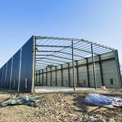 Thép ốp ốp Prefab Thép cấu trúc tòa nhà Q235 / Q355
