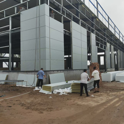 Xây dựng sẵn Xây dựng thép Xưởng chế tạo thép Kháng động đất và gió