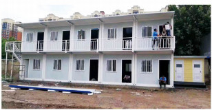 Phòng có thể di chuyển Máy đo ánh sáng bằng thép Prefab Nhà ở Bảo vệ môi trường