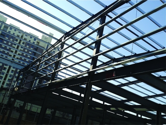 Tòa nhà kho thép Prefab Kho đa cấp Xây dựng thép