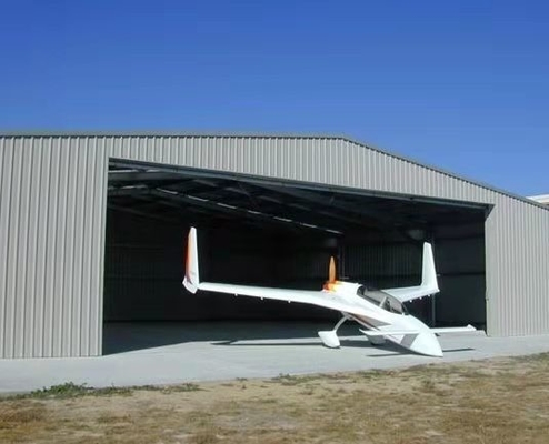 Trụ dài Q355 Kết cấu thép Hangar H Beam Nhà chứa hàng bằng thép