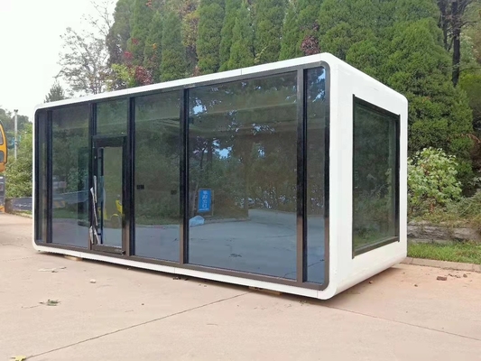 LANGE Pitched Flat Pack Nhà container Nhà có thể mở rộng di động 13,92m2