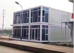 Ba phòng ngủ Nhà container có thể gập lại Ngôi nhà mô-đun lắp ghép nhỏ có thể mở rộng