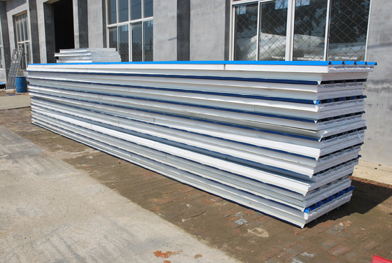 Q355B 50m2 Nhà kho kết cấu thép nhà lắp ghép hai tầng