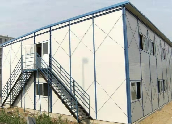 Nhà khung thép đo sáng Q345B Q235B hiện đại Dễ dàng lắp đặt