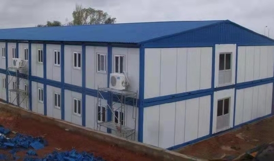 Máy đo ánh sáng ODM Nhà khung thép cách âm Biệt thự nhà lắp ghép hiện đại