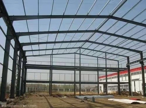 Nhà thép công nghiệp nông nghiệp OEM Nhà thép đôi nhịp trước được thiết kế