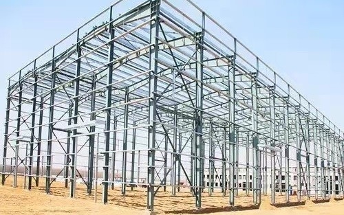 Q235 Q345 Nhà thép nông nghiệp Nhà xưởng bằng kim loại Chuồng trại gia súc