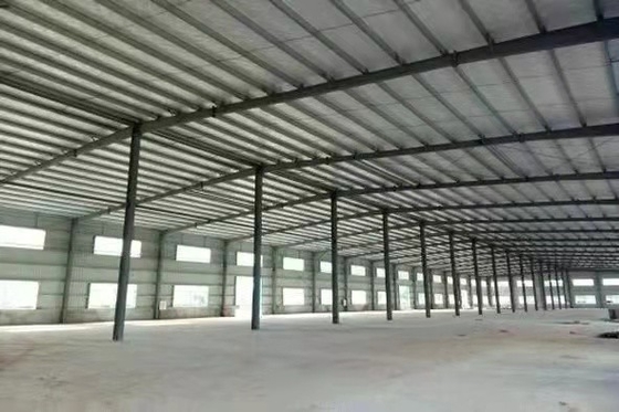 Nhà thép công nghiệp nông nghiệp chống cháy Cột Q345