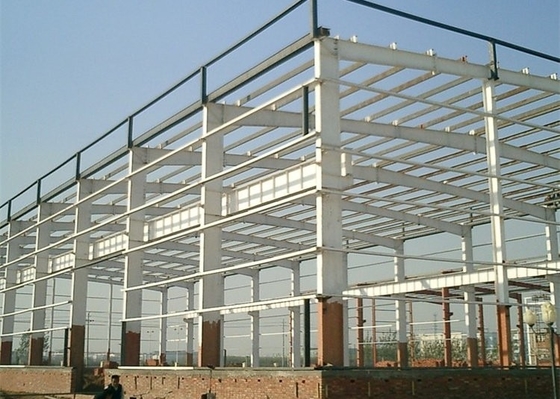 Xưởng kết cấu thép chống địa chấn Q345B Q235B Tòa nhà kho kim loại lắp ghép