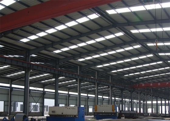 Nhà xưởng kết cấu thép Q355B mạ kẽm nóng Nhà kho kim loại đúc sẵn