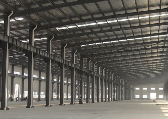 Nhà xưởng kết cấu thép Q355B mạ kẽm nóng Nhà kho kim loại đúc sẵn