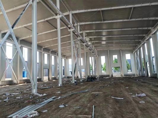 Khung công nghiệp Q235 Q355 Kết cấu thép tiền chế cho nhà kho